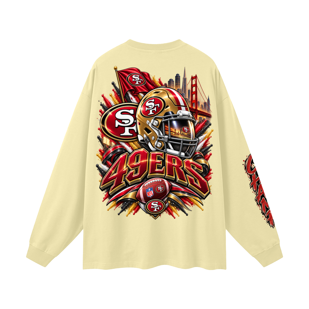 Team-Oversized Unisex Long Sleeve T-Shirt