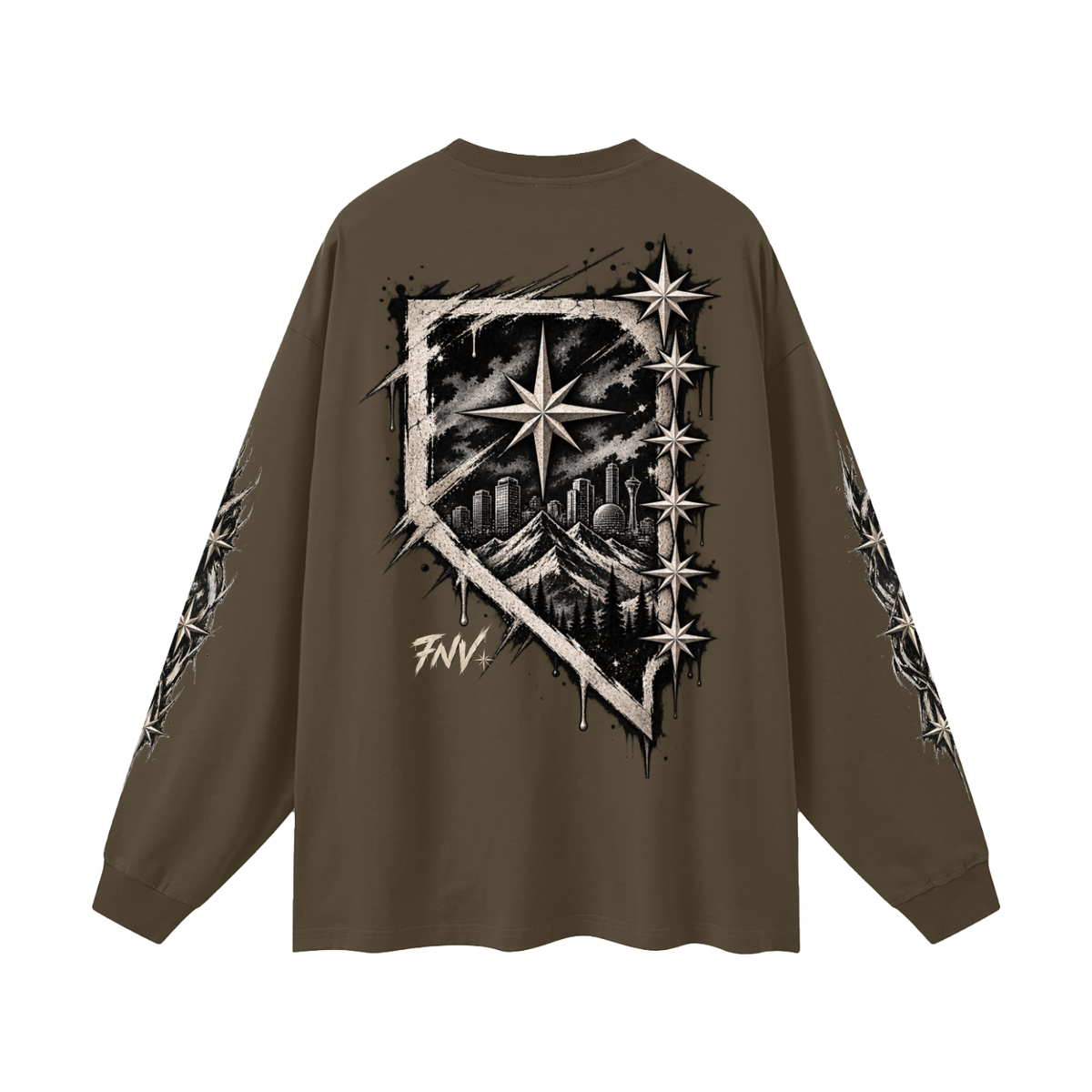 7NV-Oversized Unisex Long Sleeve T-Shirt