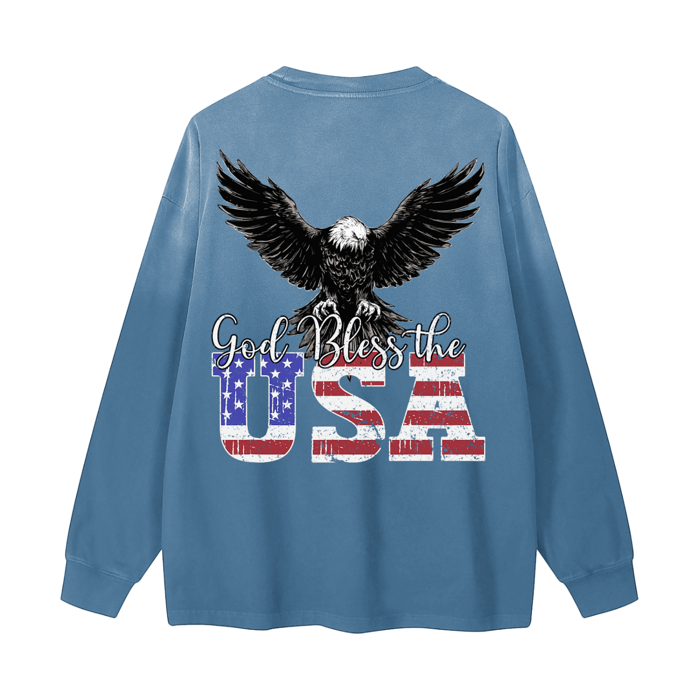 Gradient Washed Long Sleeve T-Shirt