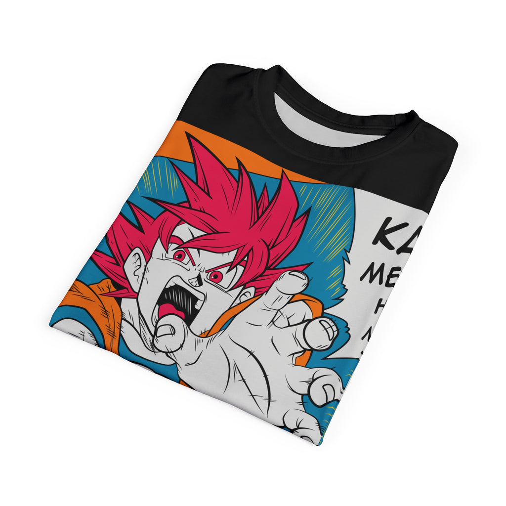 Dragon-Anime Energy Blast T-Shirt — 'Kamehame Haaaah!' Graphic Tee