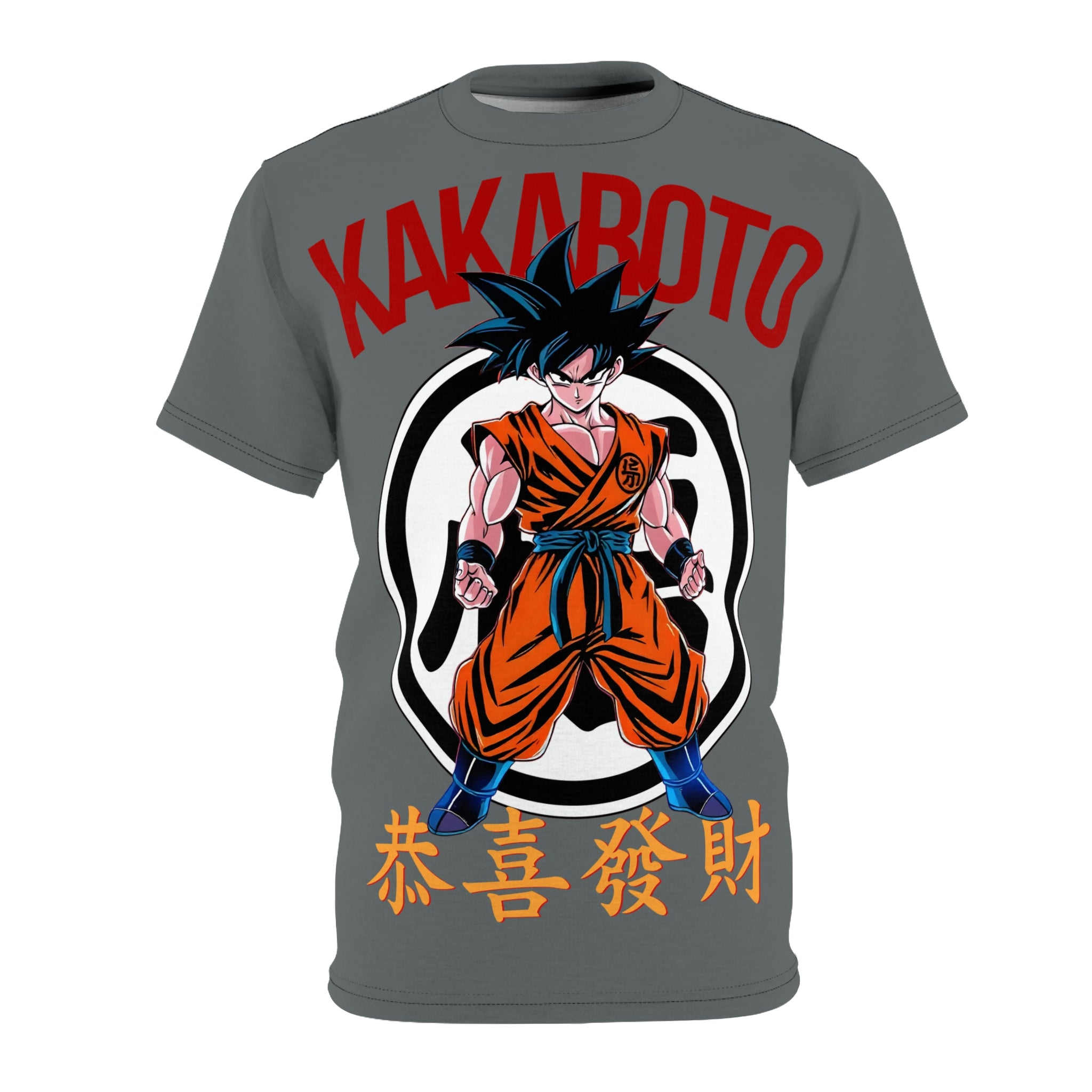 Dragon-Graphic Tee — 'KAKABOTO' Asian-Inspired Martial Artist Design