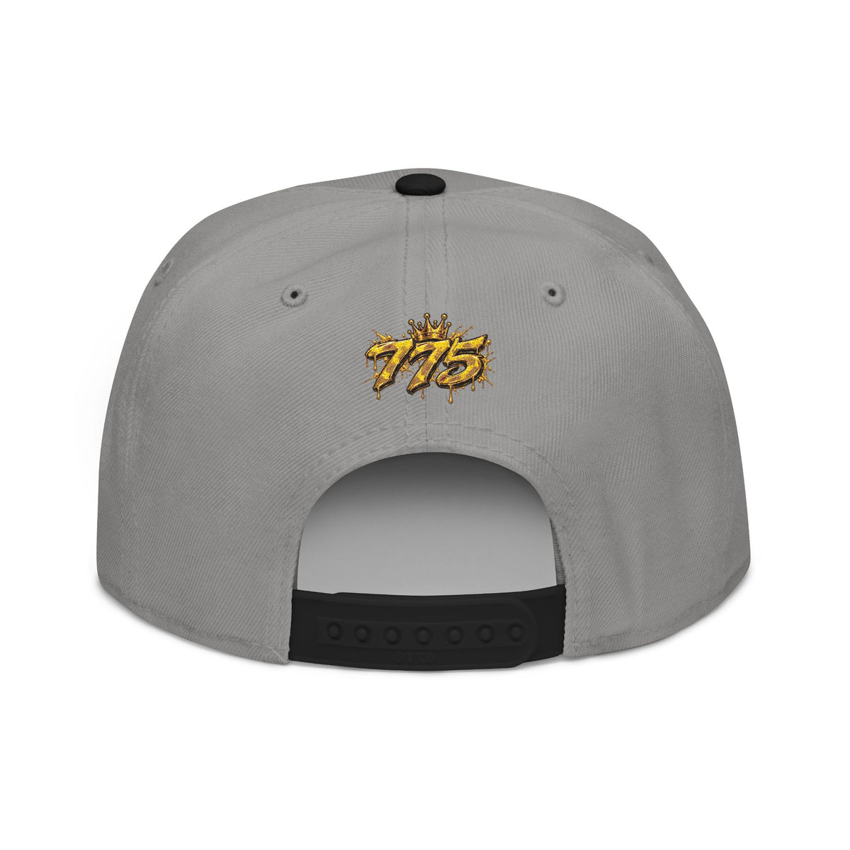 Hat-Embroidered Gold Graffiti Snapback Hat