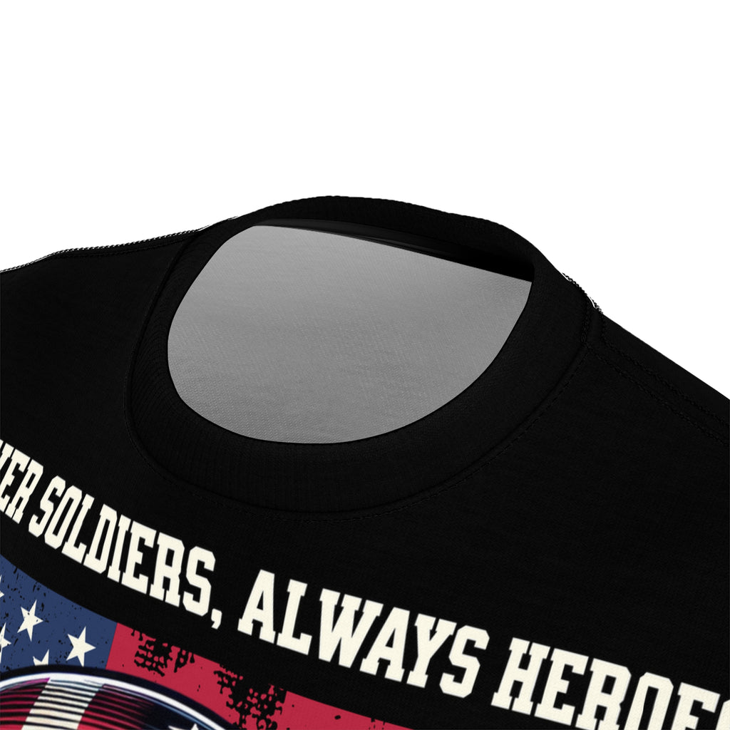 America-U.S. Army Veterans Skull Tee — "Forever Soldiers, Always Heroes" Patriotic T-Shirt