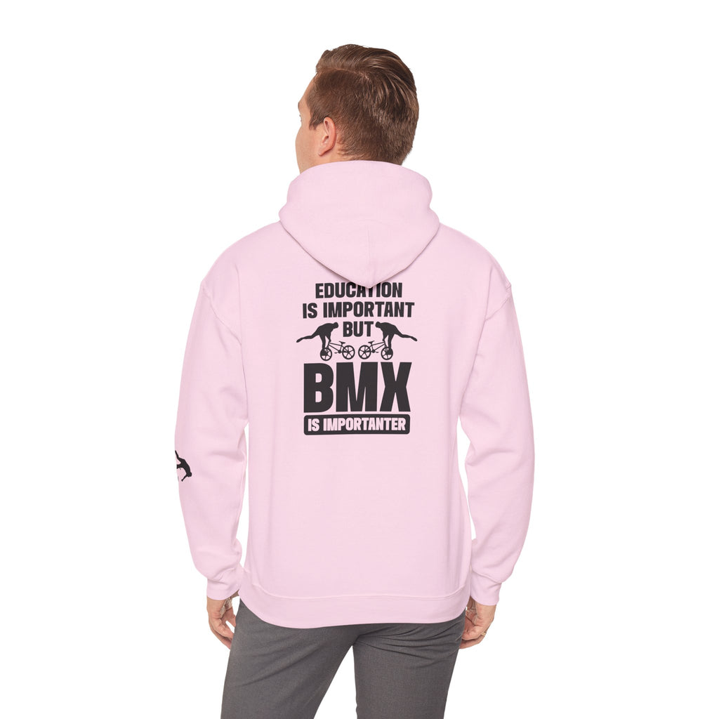 Rad-BMX Is Importanter Hoodie — Funny BMX Rider Sweatshirt