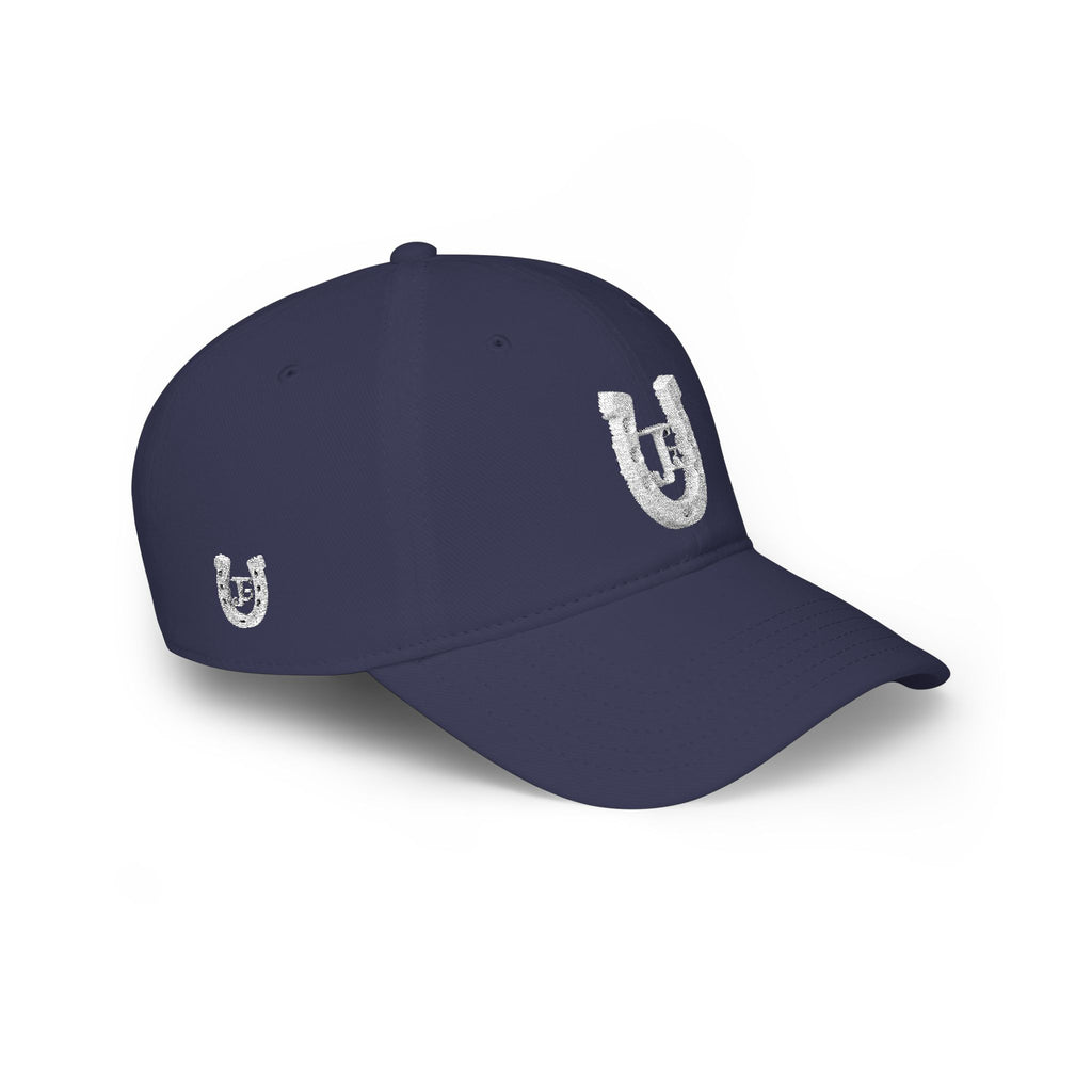 JG-Low Profile Baseball Cap — Lucky Horseshoe Embroidered Cap