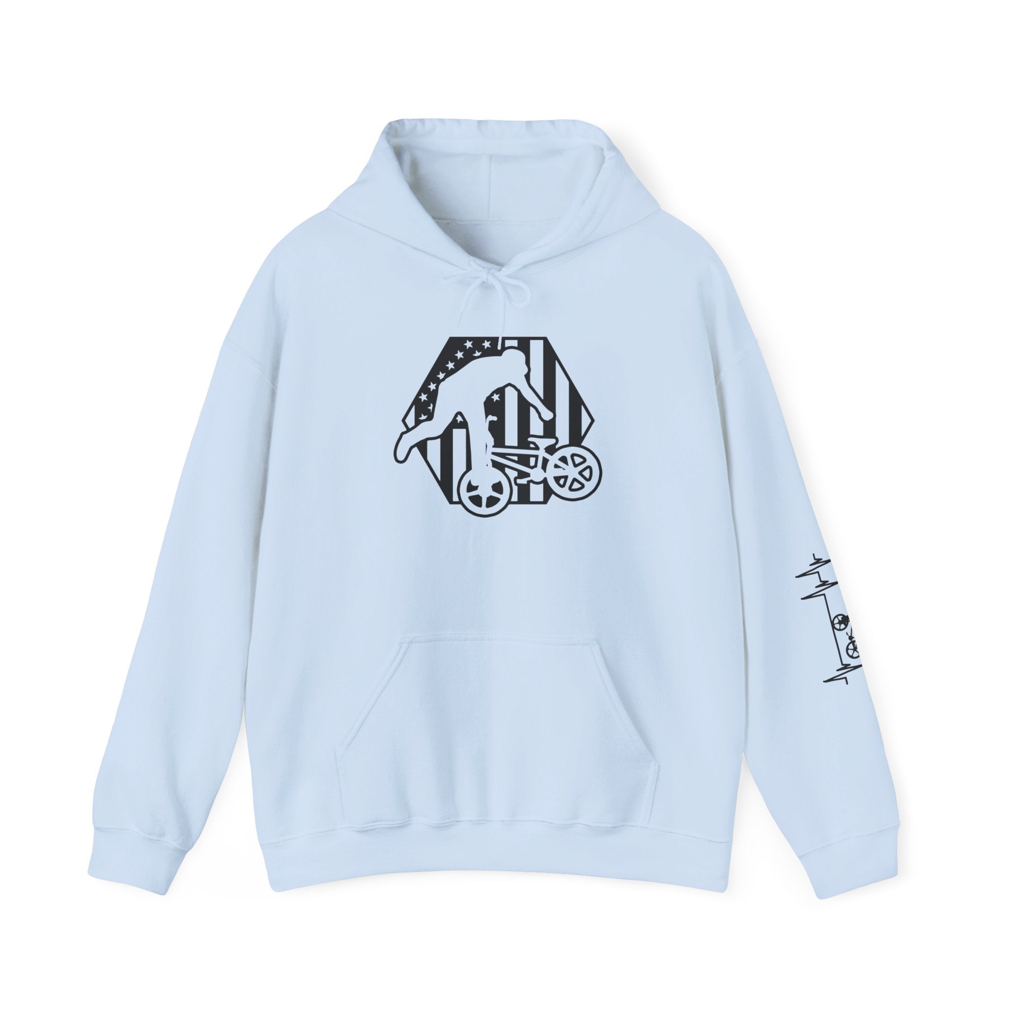 Rad-BMX Is Importanter Hoodie — Funny BMX Rider Sweatshirt