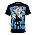 Dragon-Fighter Super Saiyan Graphic Tee — Bold Anime All-Over Print