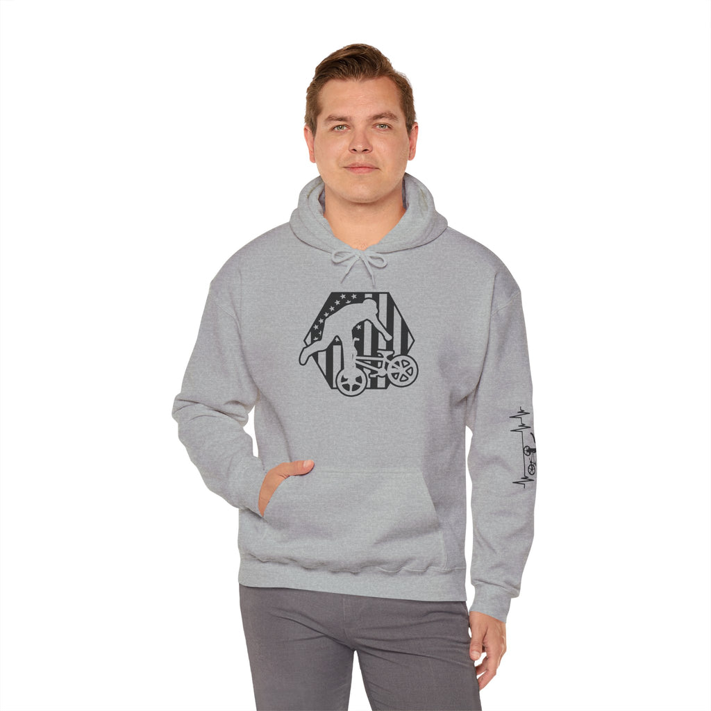 Rad-BMX Is Importanter Hoodie — Funny BMX Rider Sweatshirt