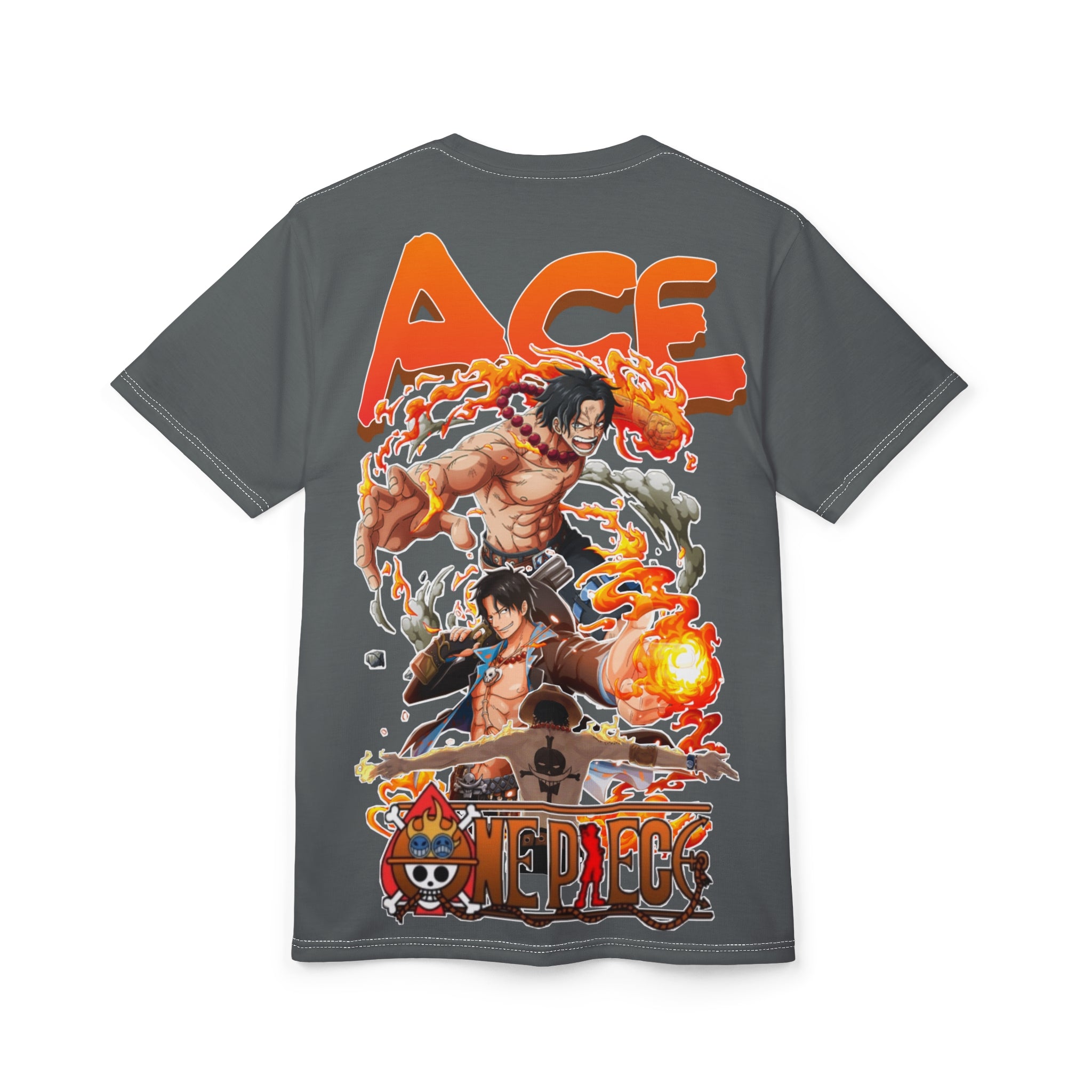Anime-Ace Flames Graphic Tee