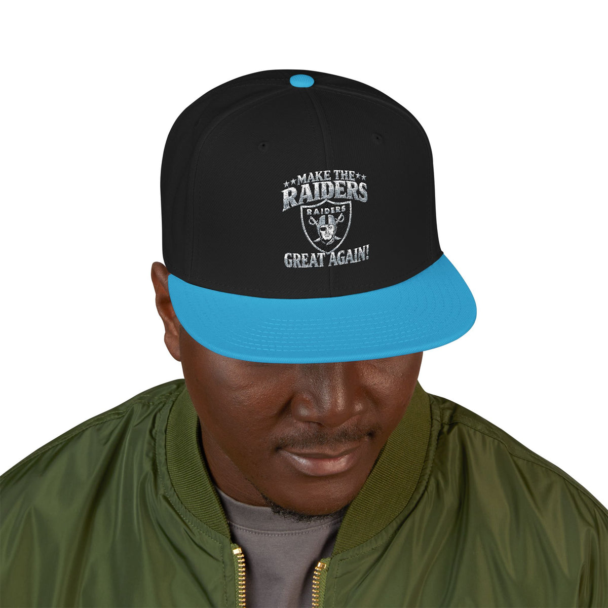 Hat — Bold Streetwear Cap with Rhinestone Accent