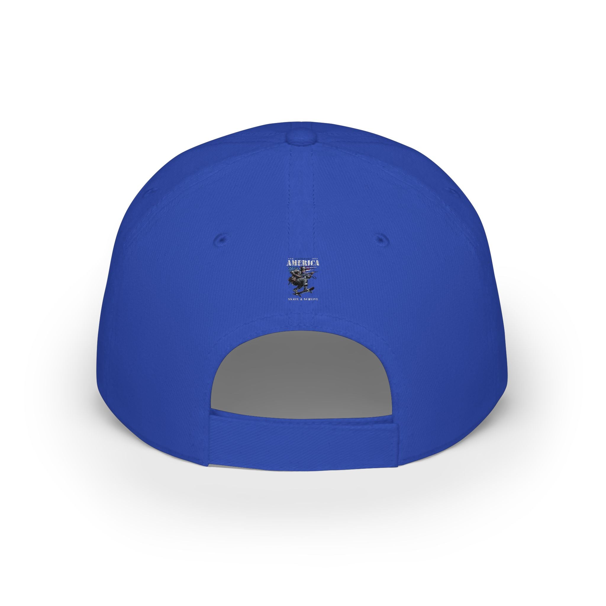 Ant-Low Profile Baseball Cap — Distressed American Flag "America First" Patriotic Hat
