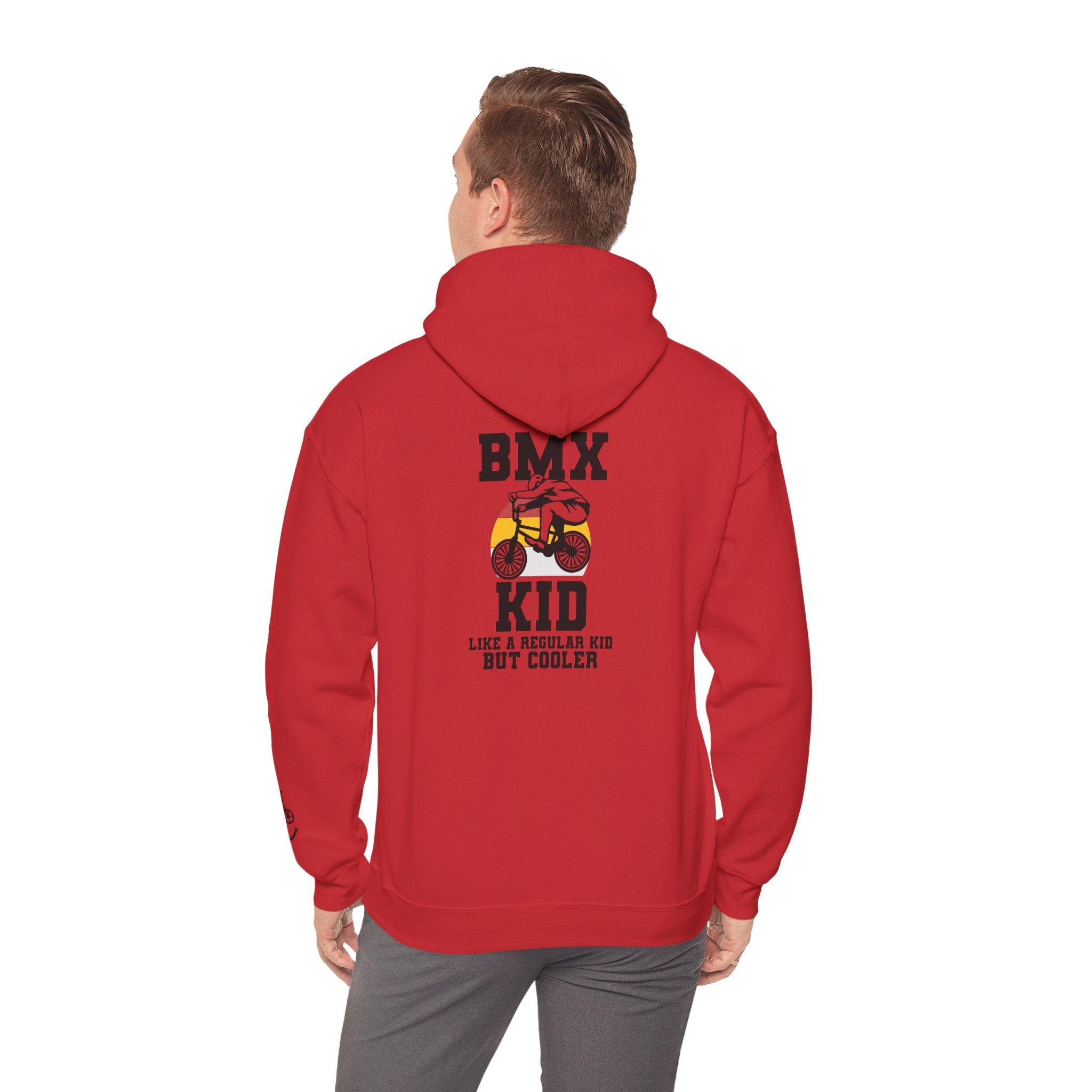 Rad-BMX Kid Hoodie — "Like a Regular Kid But Cooler" Youth BMX Pullover