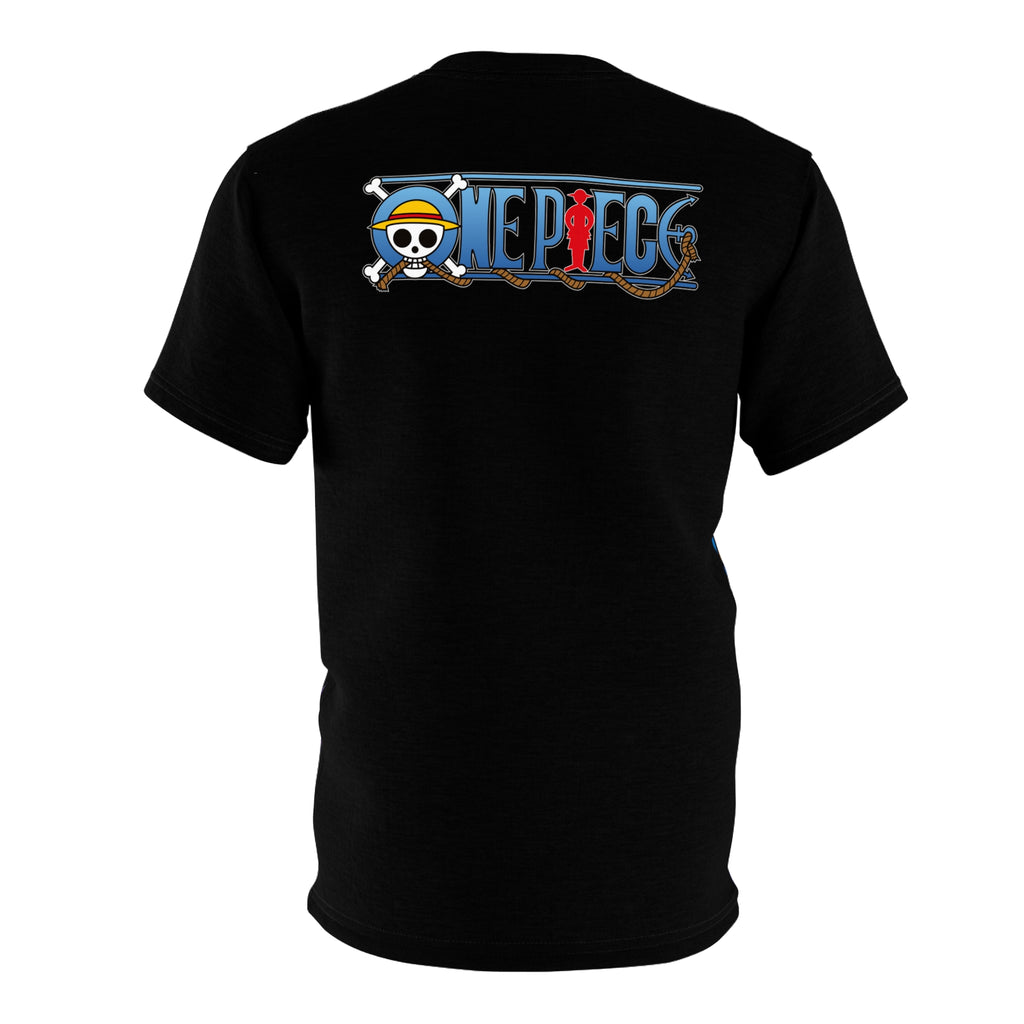 Anime -Straw Hat Trio Graphic Tee — Bold Pirate Crew All-Over Print