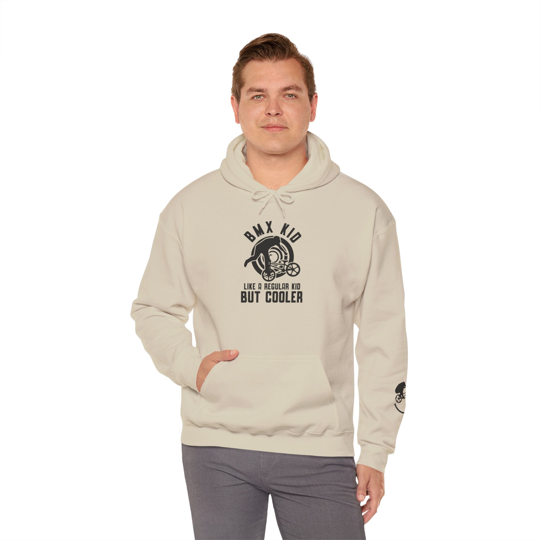 Rad-BMX Kid Hoodie — "Like a Regular Kid But Cooler" Youth BMX Pullover