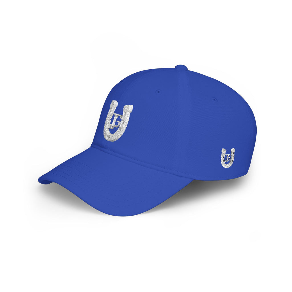 JG-Low Profile Baseball Cap — Lucky Horseshoe Embroidered Cap