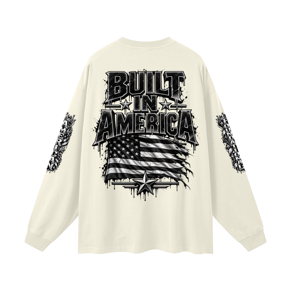 FBA-Oversized Unisex Long Sleeve T-Shirt