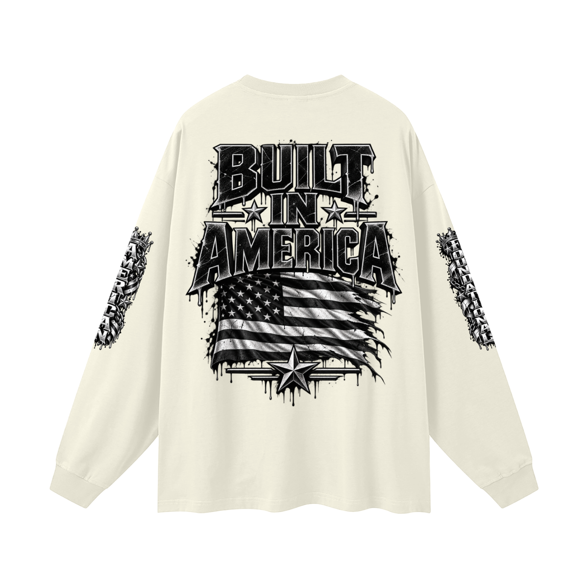 FBA-Oversized Unisex Long Sleeve T-Shirt