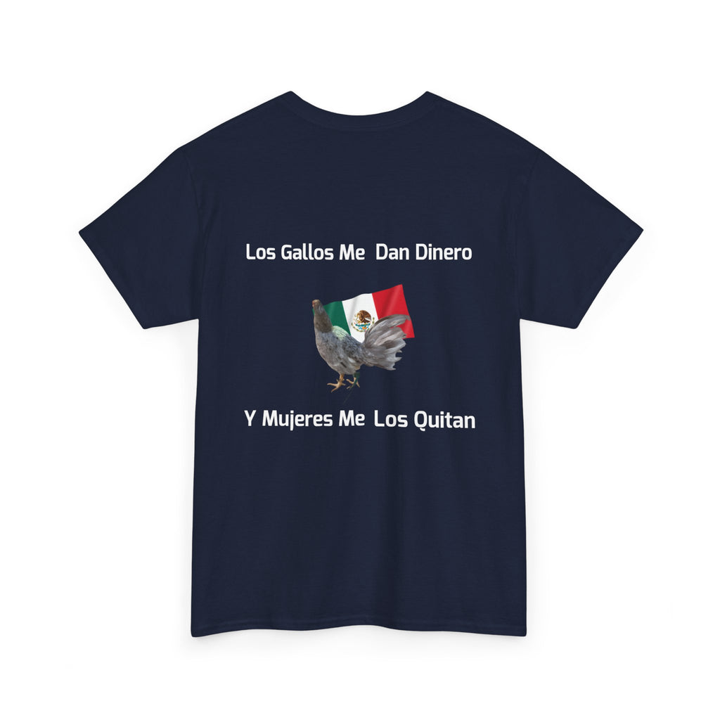 Henny-Gamefowl Tee — "Dro's Henny's Gamefarm" Mexican Flag Rooster Shirt