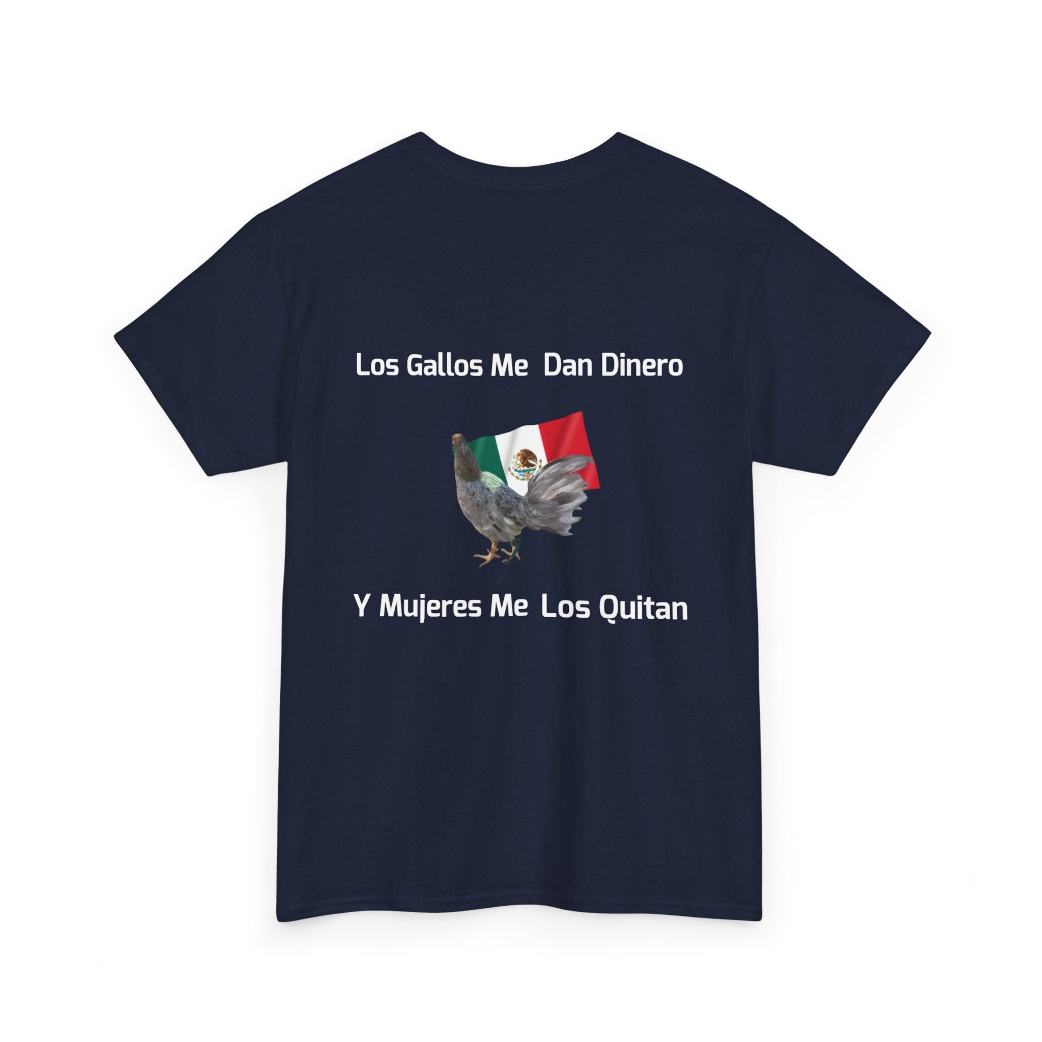 Henny-Gamefowl Tee — "Dro's Henny's Gamefarm" Mexican Flag Rooster Shirt