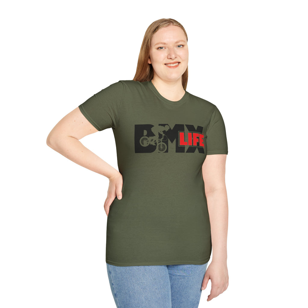Rad- Life T-Shirt — Motocross Rider Tee with Back Number 33