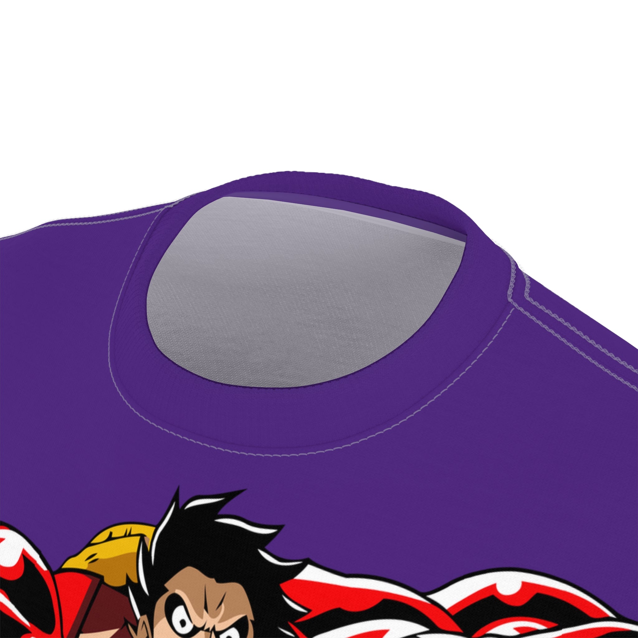 Anime -Graphic Tee — Monkey D. Luffy Full-Print Pirate Crew Shirt