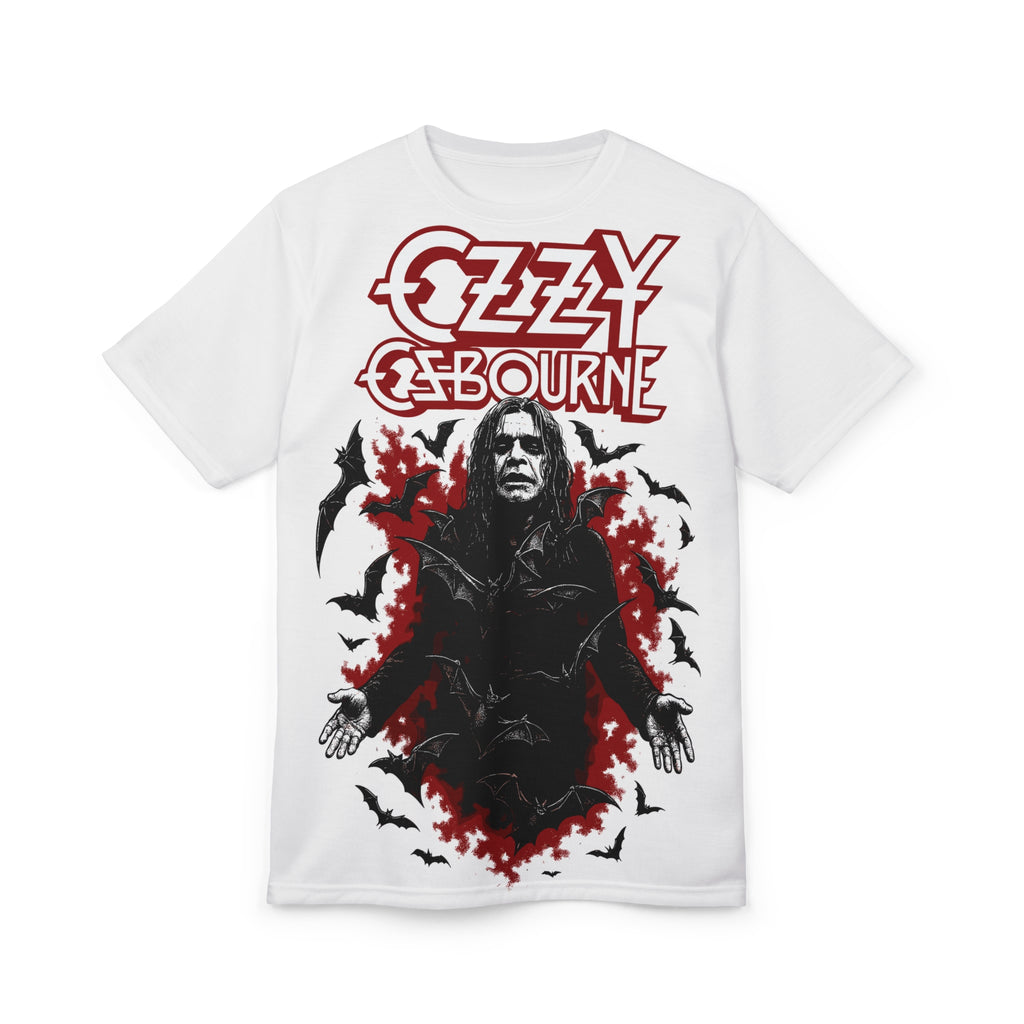 Metal- Ozzy Osbourne Graphic Tee — Gothic Bats Rock Band T-Shirt