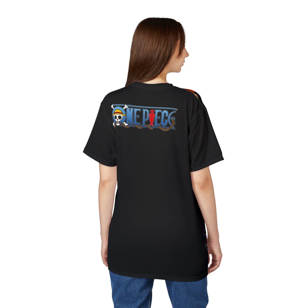 Anime -Straw Hat Trio Graphic Tee — Bold Pirate Crew All-Over Print
