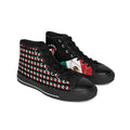 Henny- Mexican Flag High-Top Sneakers — Men's Patriotic Classic Sneakers