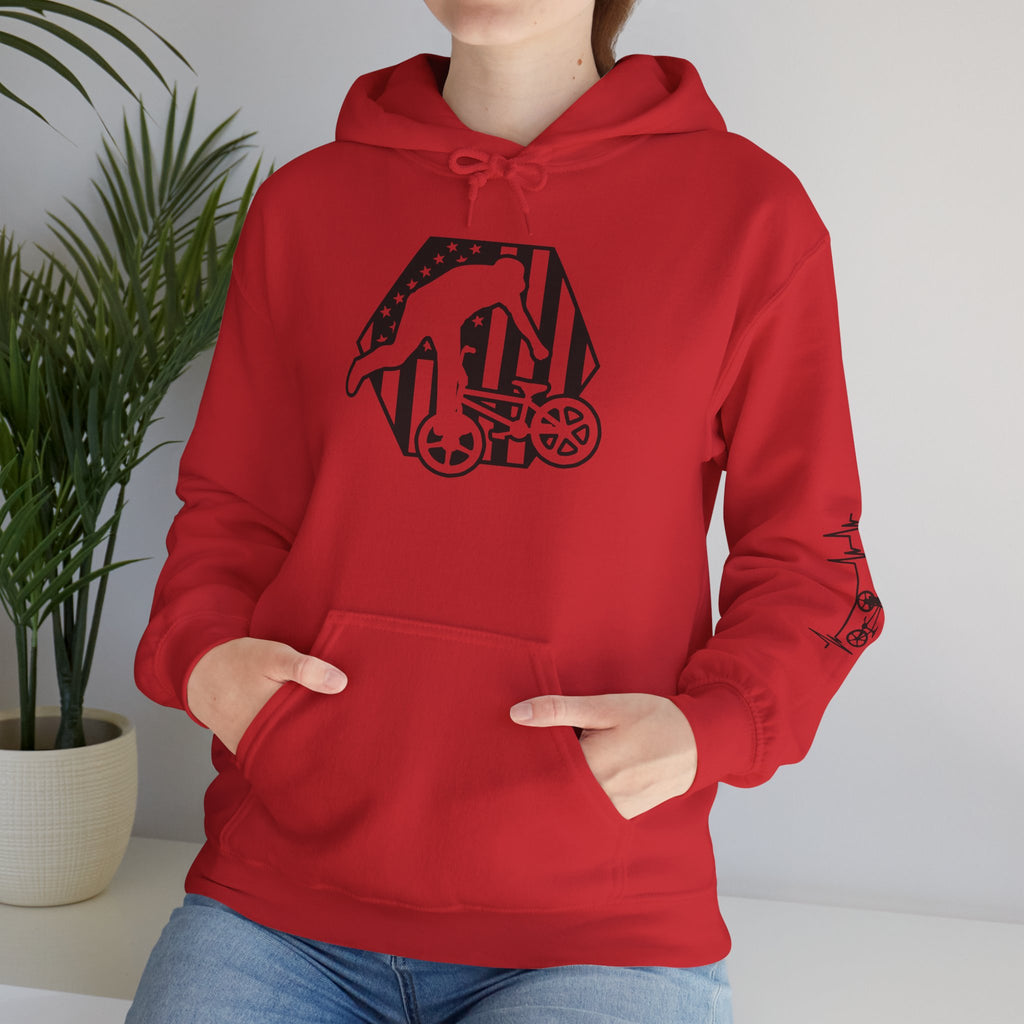 Rad-BMX Is Importanter Hoodie — Funny BMX Rider Sweatshirt