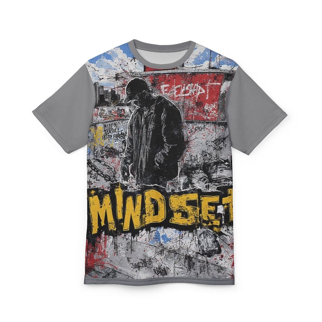 Mindset- Graffiti Tee — Urban Street Art All-Over Print T-Shirt