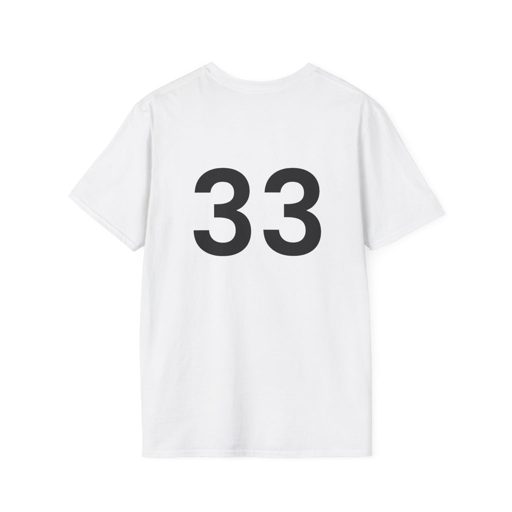 Rad- Life T-Shirt — Motocross Rider Tee with Back Number 33