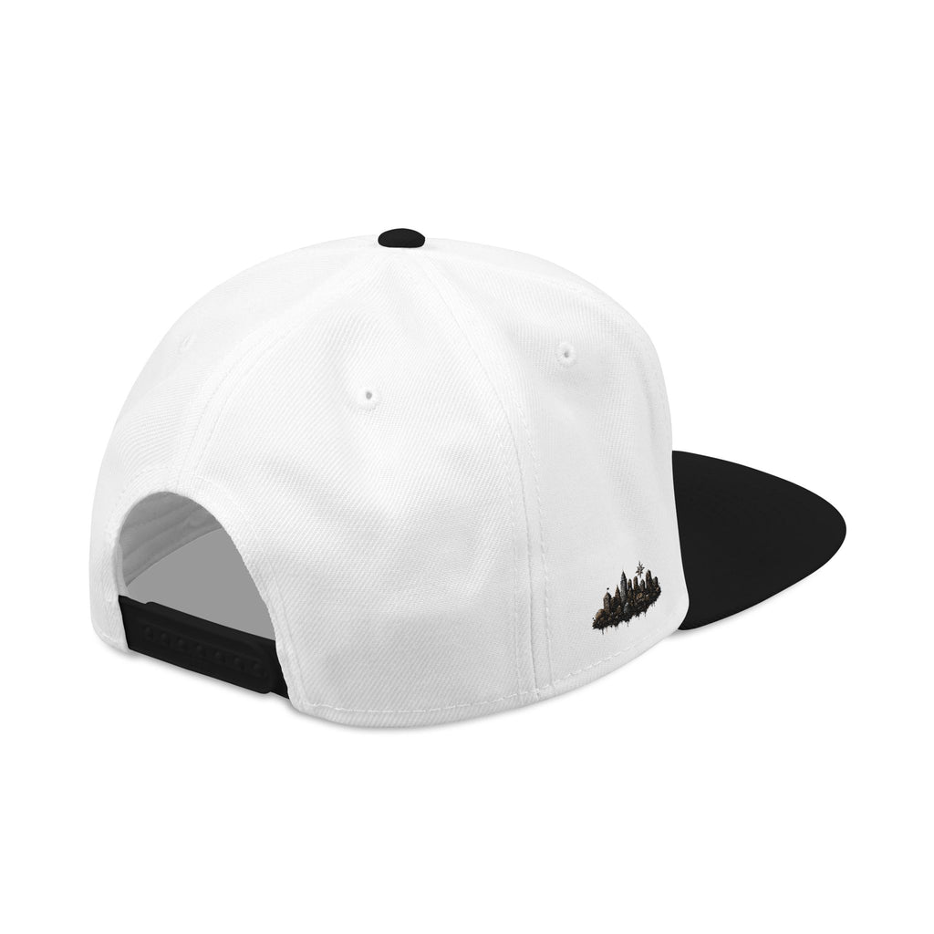 Hat-Embroidered 'Verité' Snapback Hat – Gold Sparkle Logo