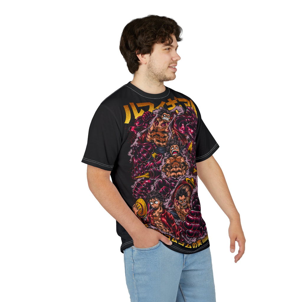 Anime- Pirate Crew Graphic Tee — Bold Japanese Text Design