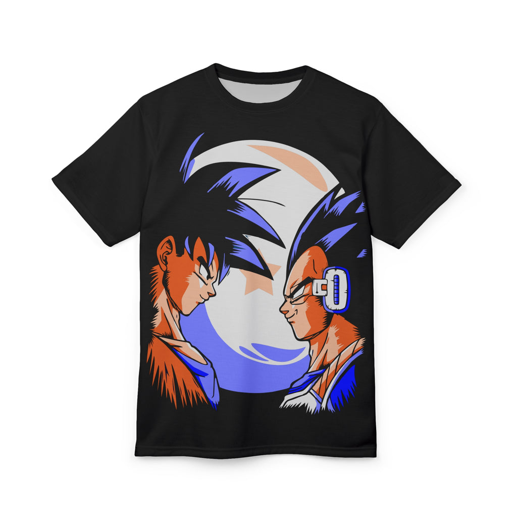 Dragon- Duel Anime Tee — Goku vs Vegeta Graphic T-Shirt