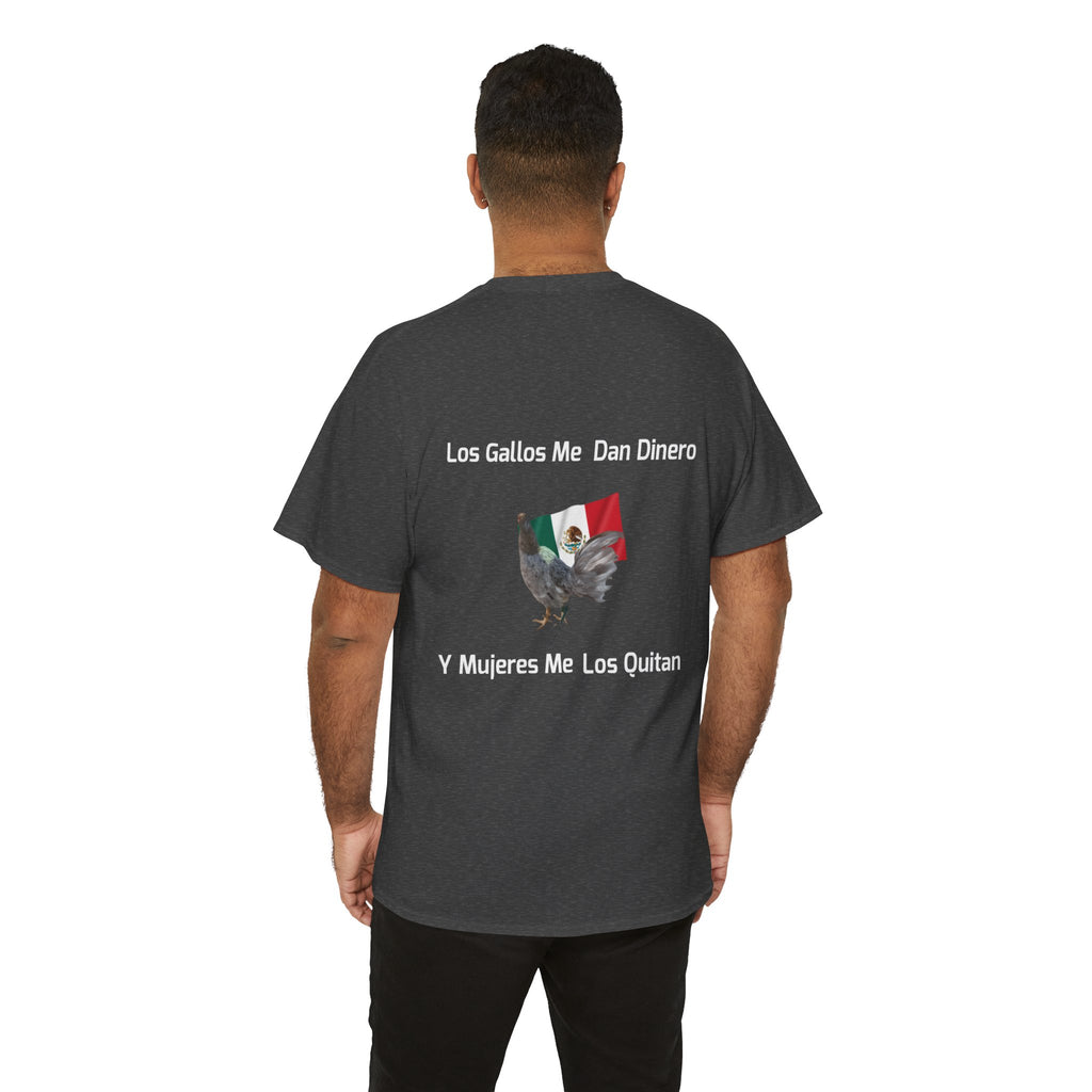 Henny-Gamefowl Tee — "Dro's Henny's Gamefarm" Mexican Flag Rooster Shirt