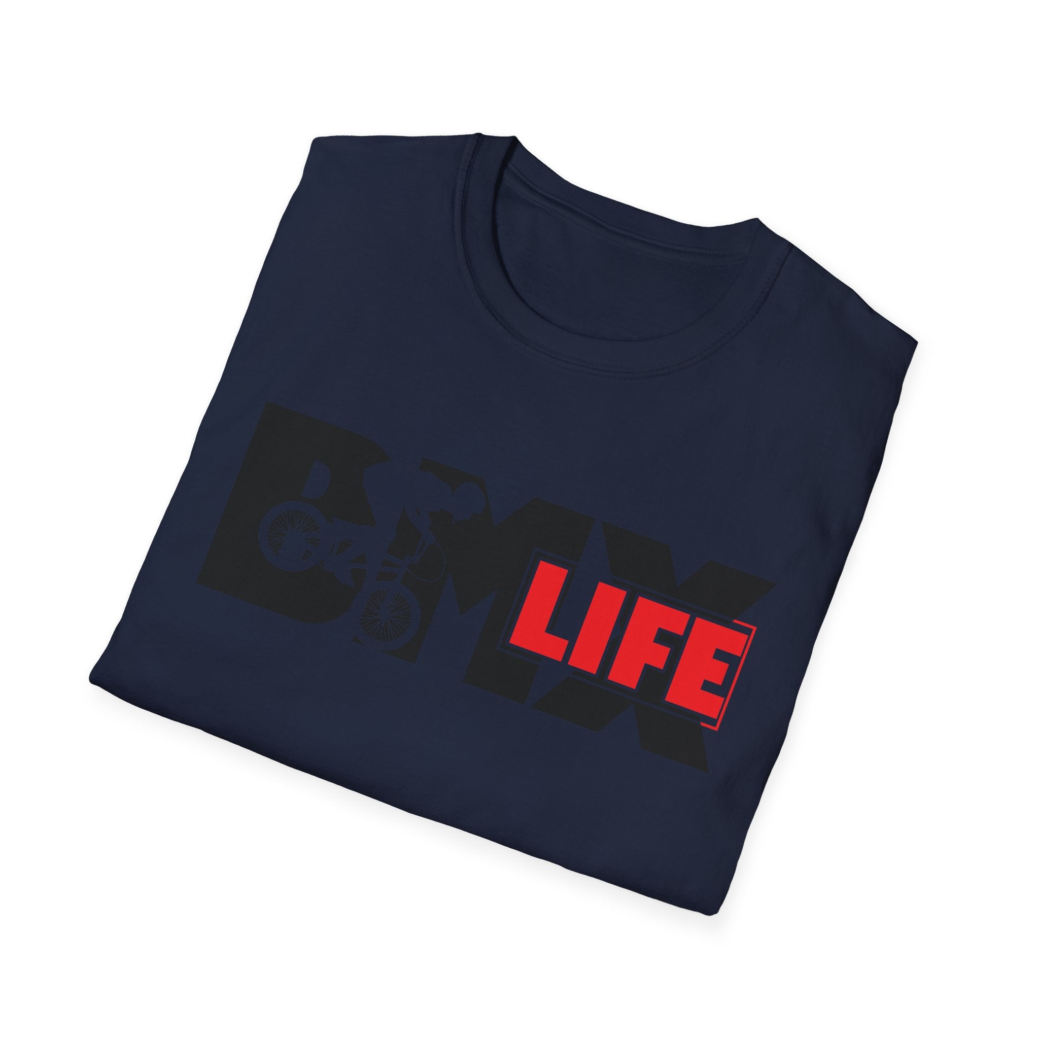 Rad- Life T-Shirt — Motocross Rider Tee with Back Number 33