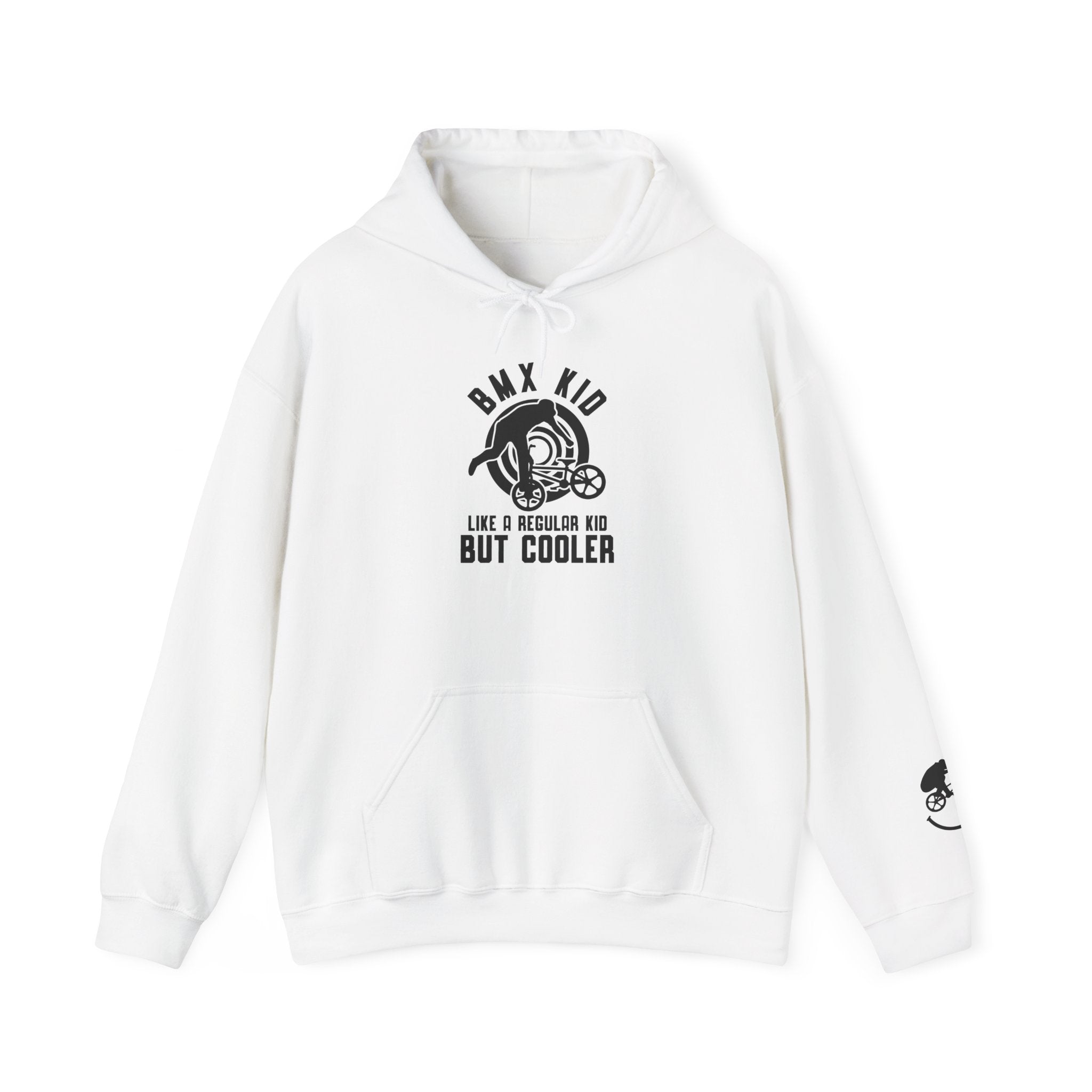 Rad-BMX Kid Hoodie — "Like a Regular Kid But Cooler" Youth BMX Pullover