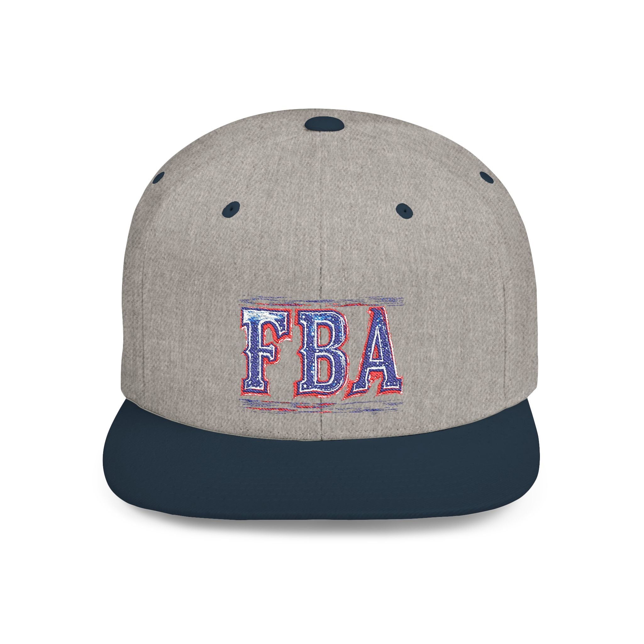 FBA- Distressed Patch Snapback Hat