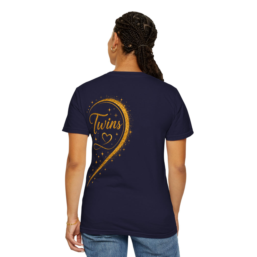Tiff-Twins Forever T-Shirt — “Two Hearts, One Unbreakable Bond” Sister Twin Tee