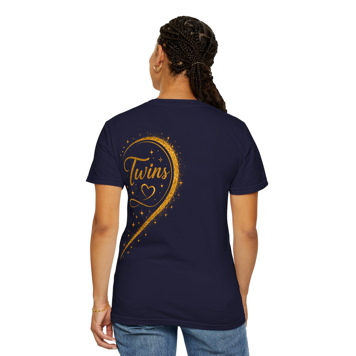 Tiff-Twins Forever T-Shirt — “Two Hearts, One Unbreakable Bond” Sister Twin Tee