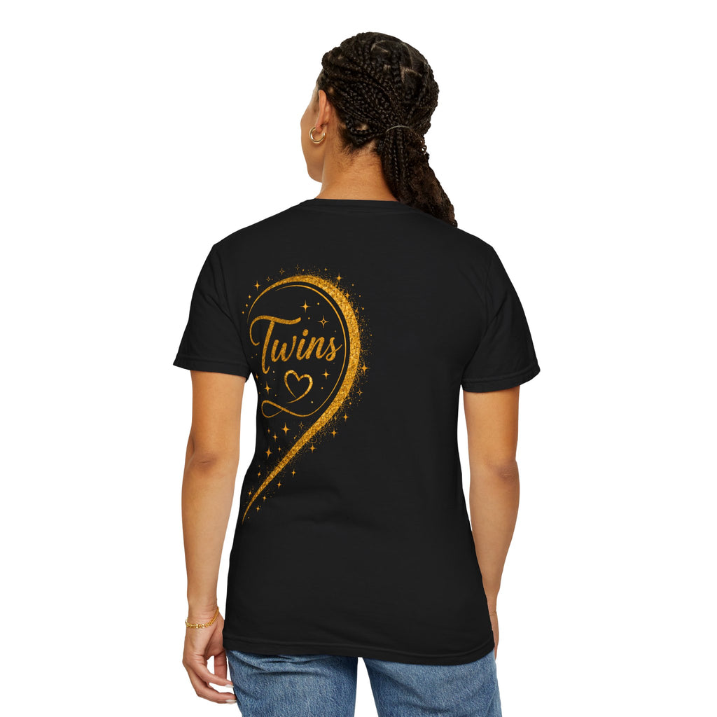 Tiff-Twins Forever T-Shirt — “Two Hearts, One Unbreakable Bond” Sister Twin Tee