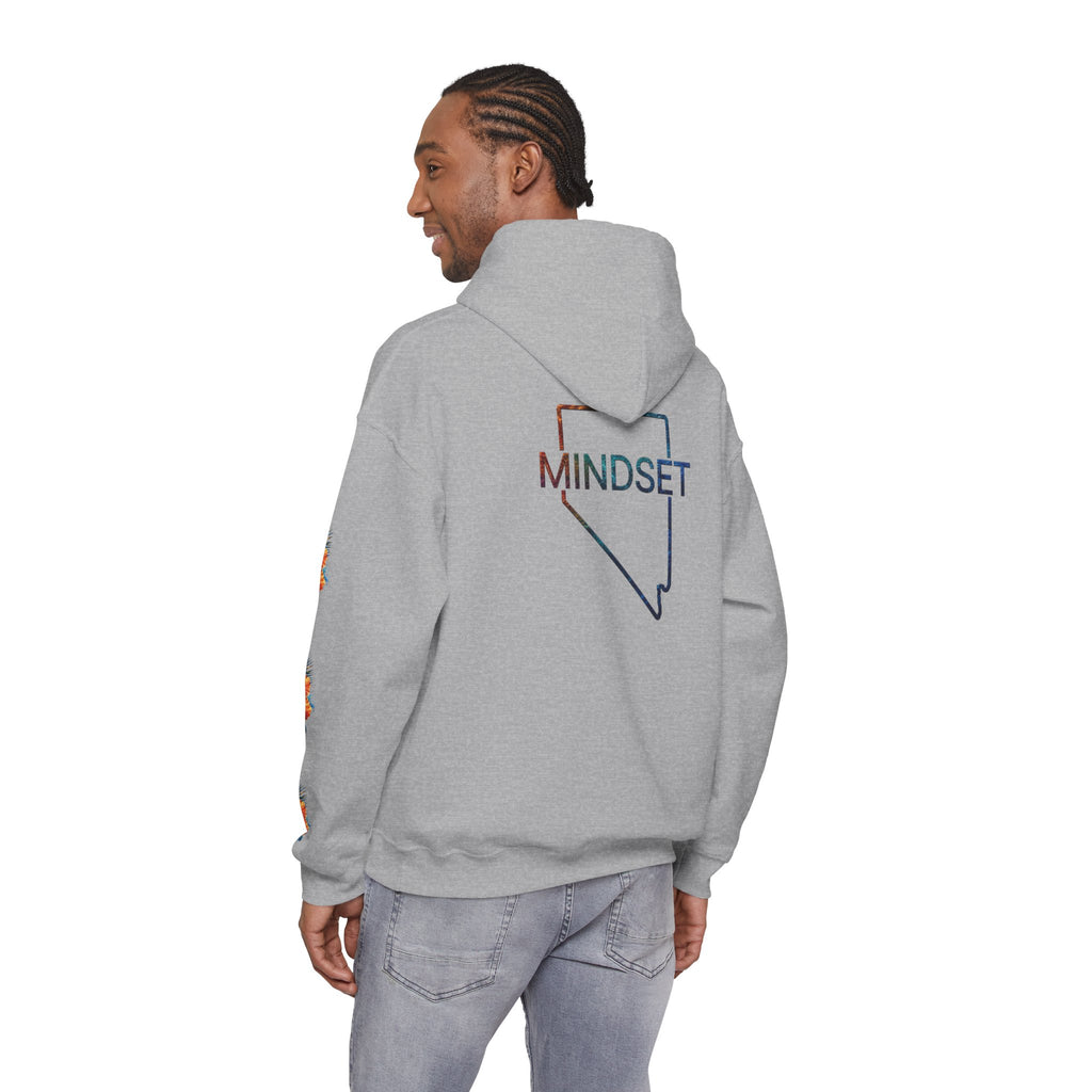 Tiff-Mindset Nevada Floral Hoodie — ‘Dream Believe’ Graphic Pullover