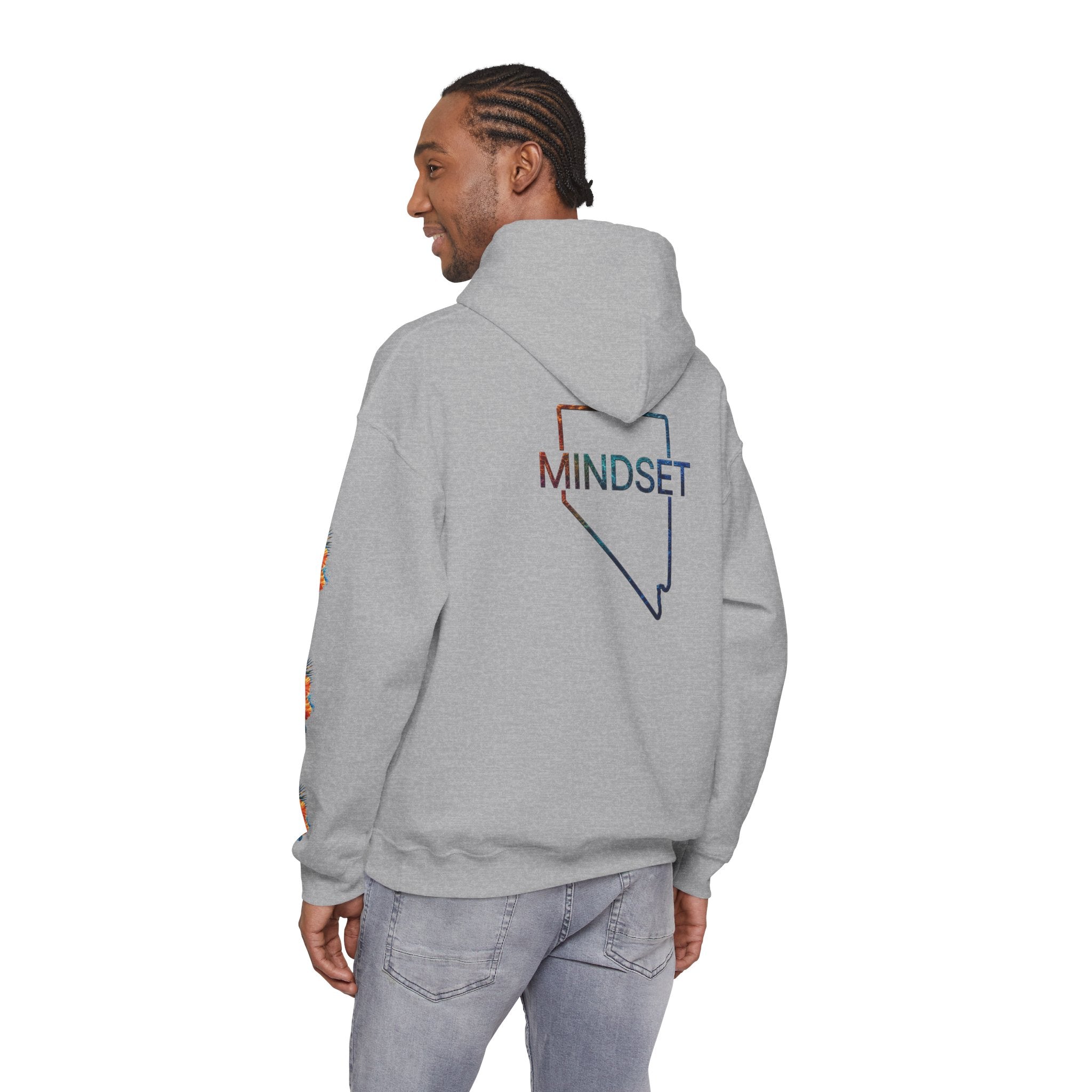 Tiff-Mindset Nevada Floral Hoodie — ‘Dream Believe’ Graphic Pullover
