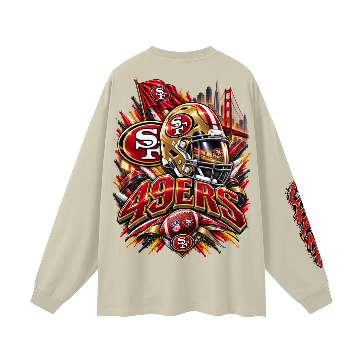 Team-Oversized Unisex Long Sleeve T-Shirt