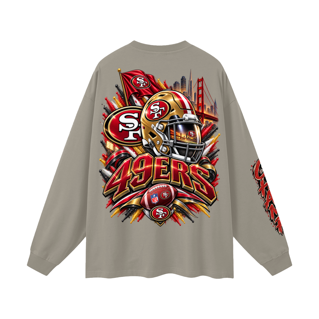 Team-Oversized Unisex Long Sleeve T-Shirt