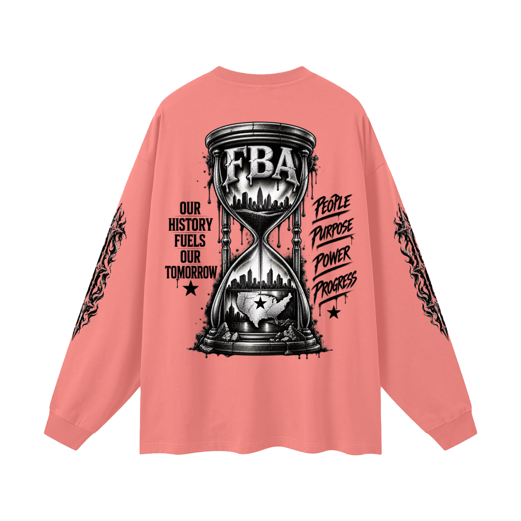 FBA-Oversized Unisex Long Sleeve T-Shirt