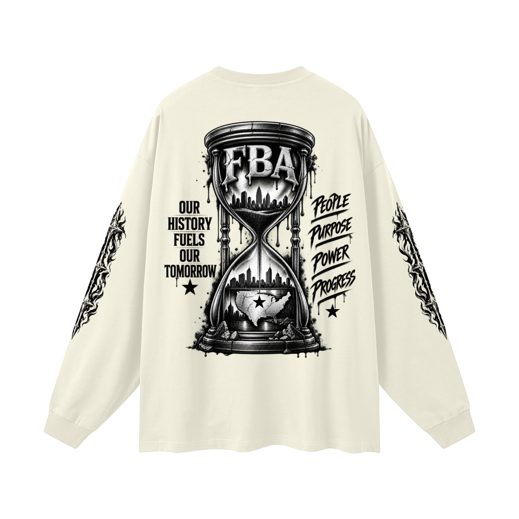 FBA-Oversized Unisex Long Sleeve T-Shirt
