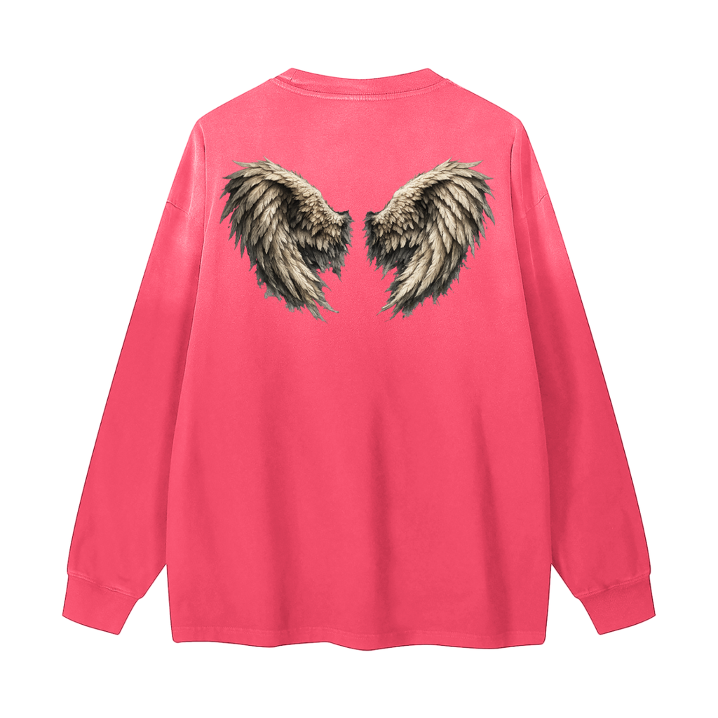 Gradient Washed Long Sleeve T-Shirt