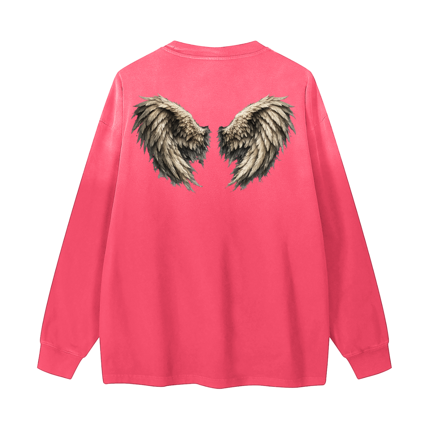 Gradient Washed Long Sleeve T-Shirt