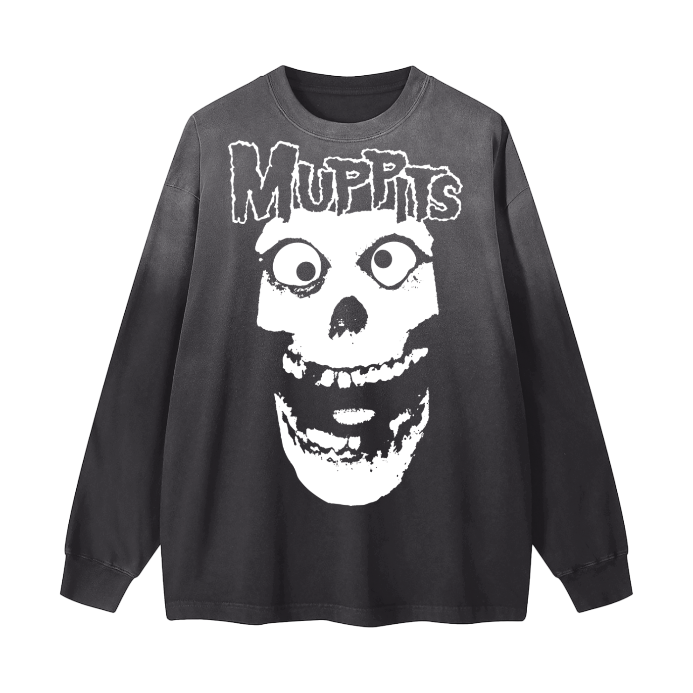Gradient Washed Long Sleeve T-Shirt